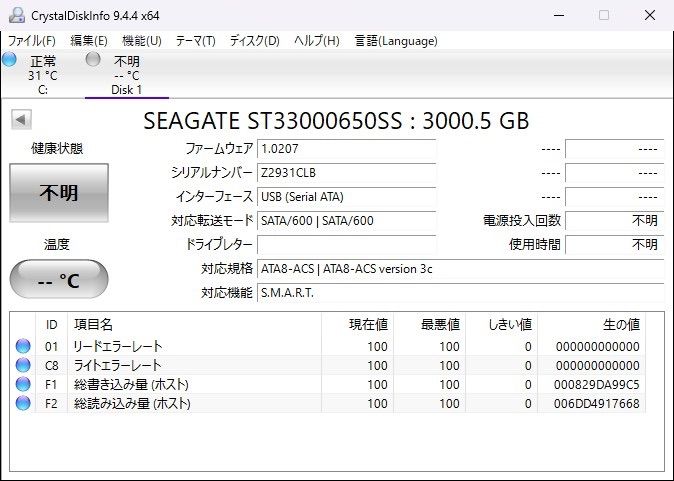 3.5インチHDD SAS