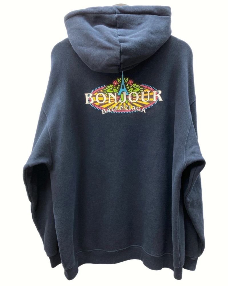 Balenciaga SS18 フーディー BALENCIAGA バレンシアガ 18SS 509510 tyk47 EUROPE プリント