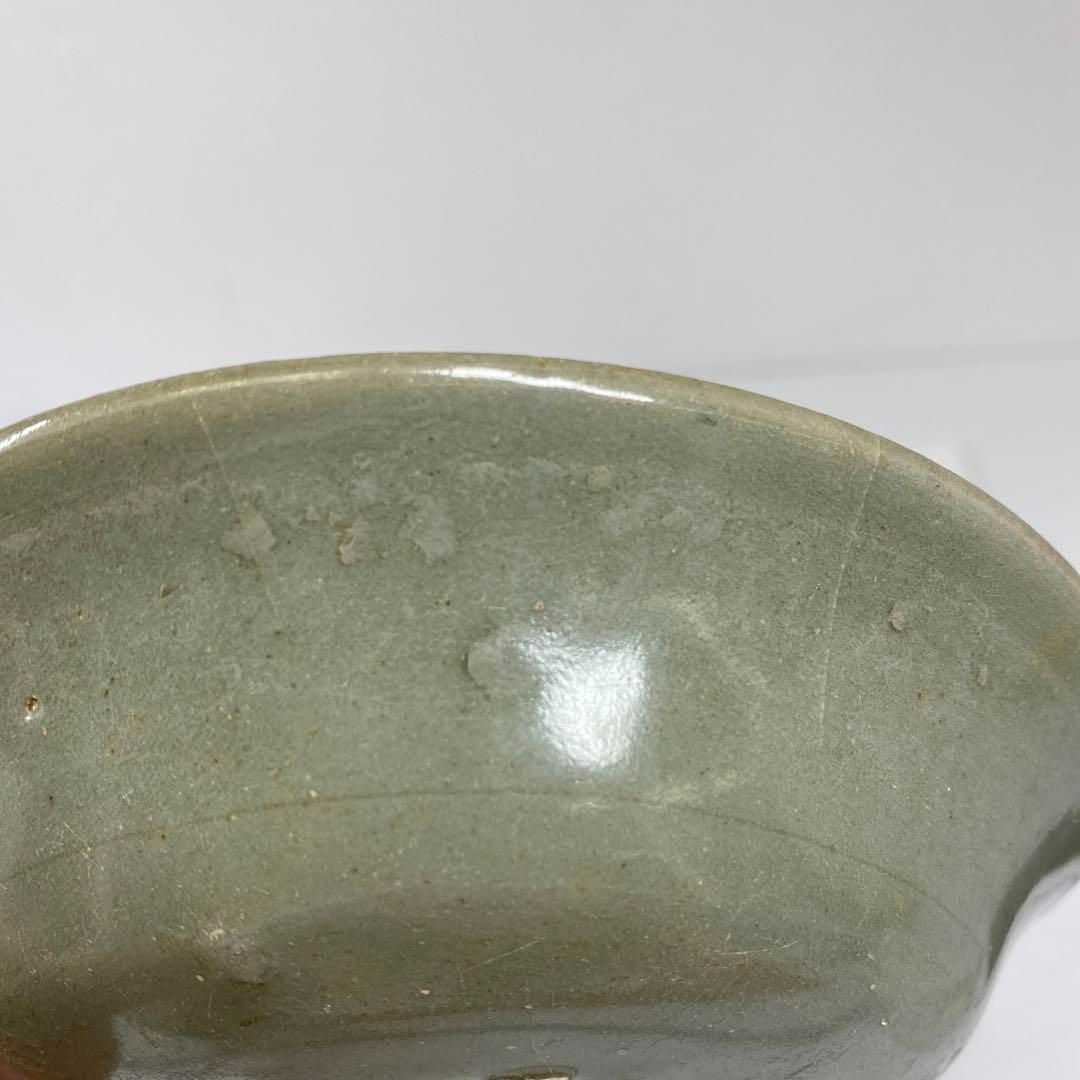 高麗青磁 陰刻皿 幅約14㎝ 木箱付 トヒト 本さ6-1105☆1F - メルカリ