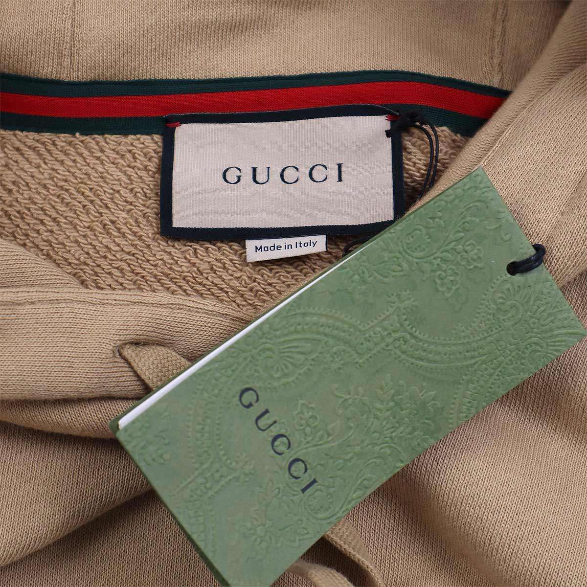 GUCCI グッチ 24SS コットンジャージー フーデッド スウェット