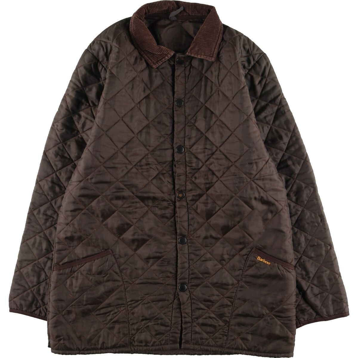 古着 90年代 バブアー Barbour 旧3ワラント キルティングジャケット 