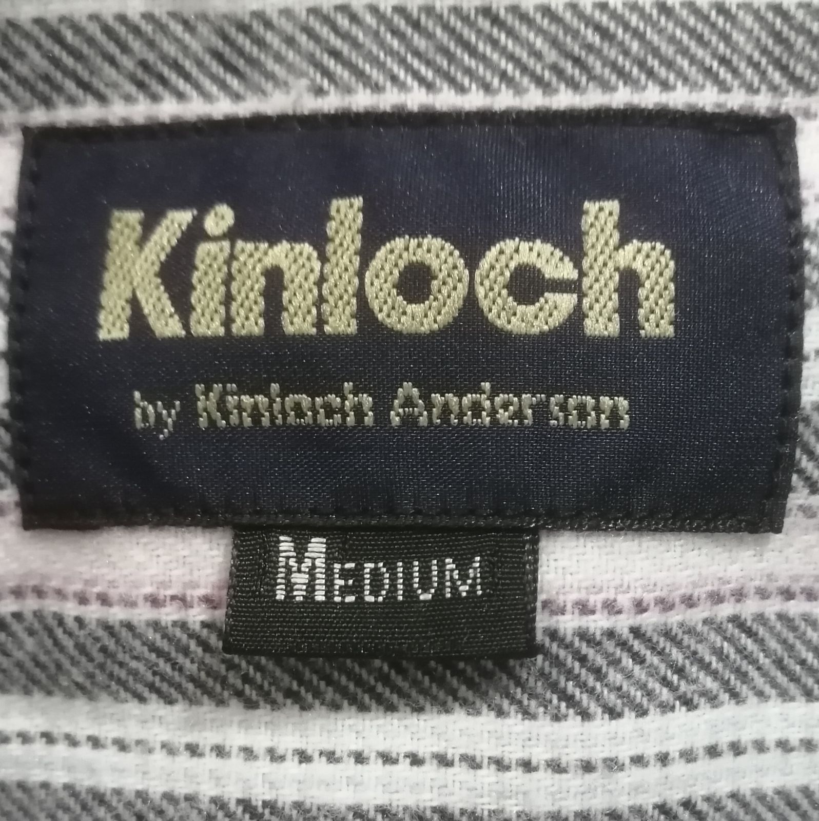 キンロックアンダーソン 長袖シャツ M ストライプ ユニセックス Kinloch by Kinloch Anderson キンロック ストライプ 長袖シャツ