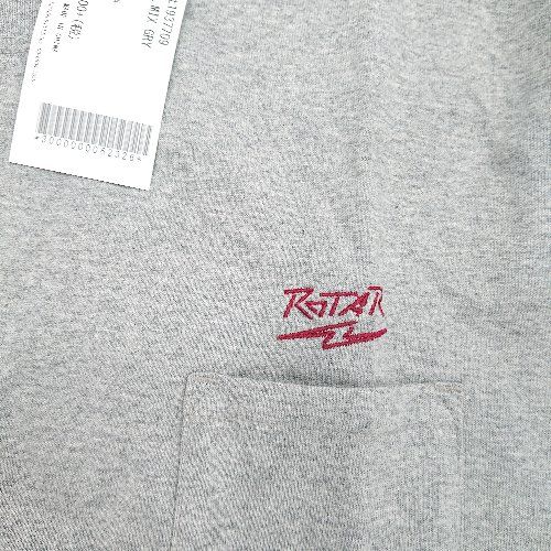 ◇ ◎ ●未使用● ROTAR ローター 半袖 Tシャツ サイズL グレー メンズ E  【1407020067416】