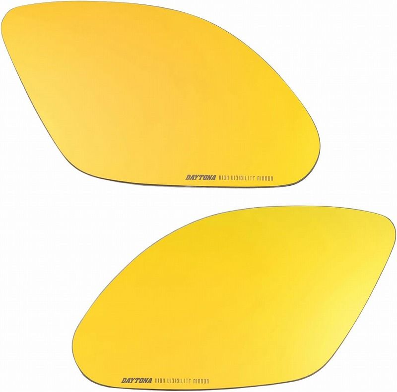 デイトナ　ハイビジミラー  ミラー 貼り付けタイプ ジクサーSF250など 広角 薄暗くても見やすい SUZUKI1 ゴールド 29725