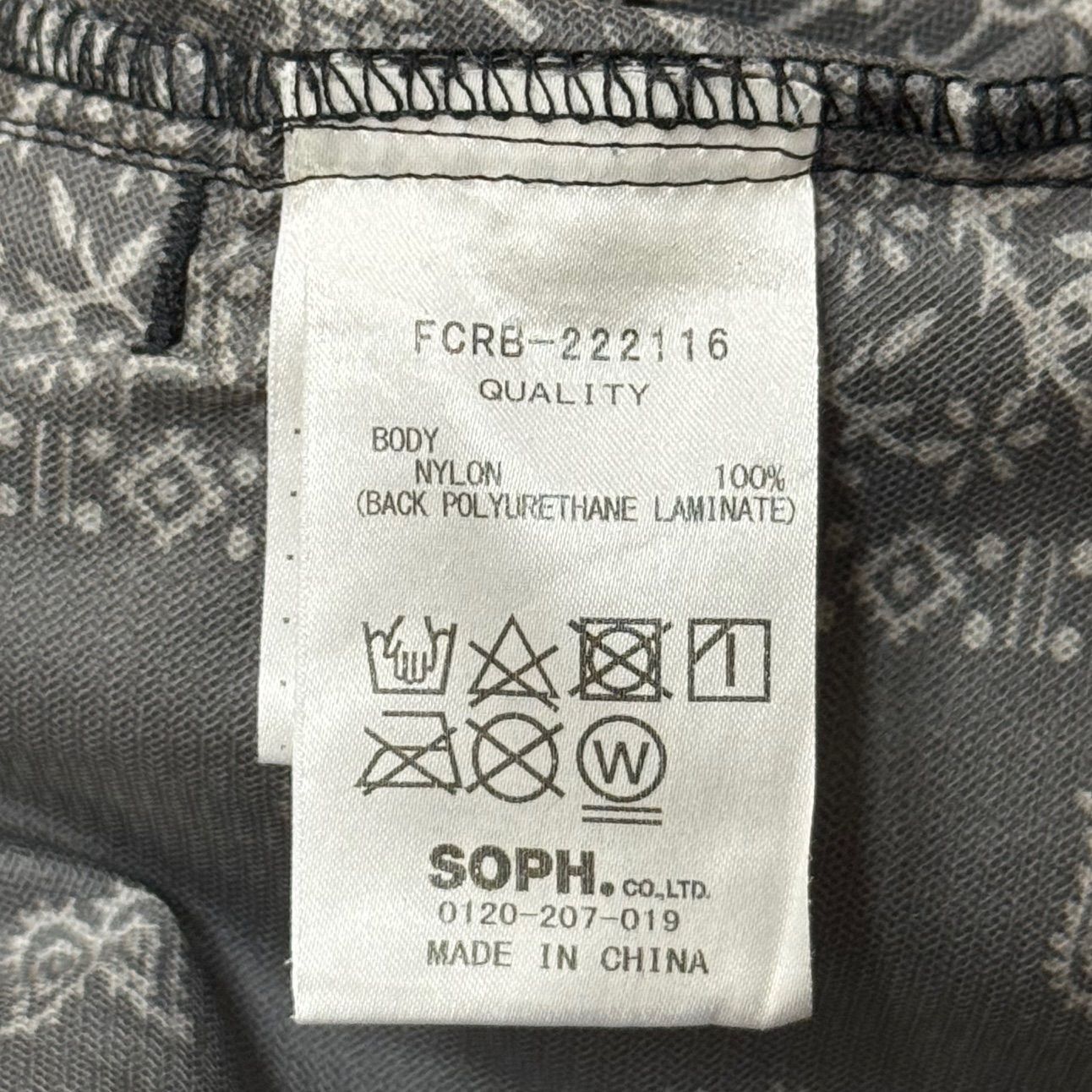 FCRB バンダナ　パンツ　ブラック　M FCRB バンダナ パンツ ブラック M FCRB バンダナパンツブラックM