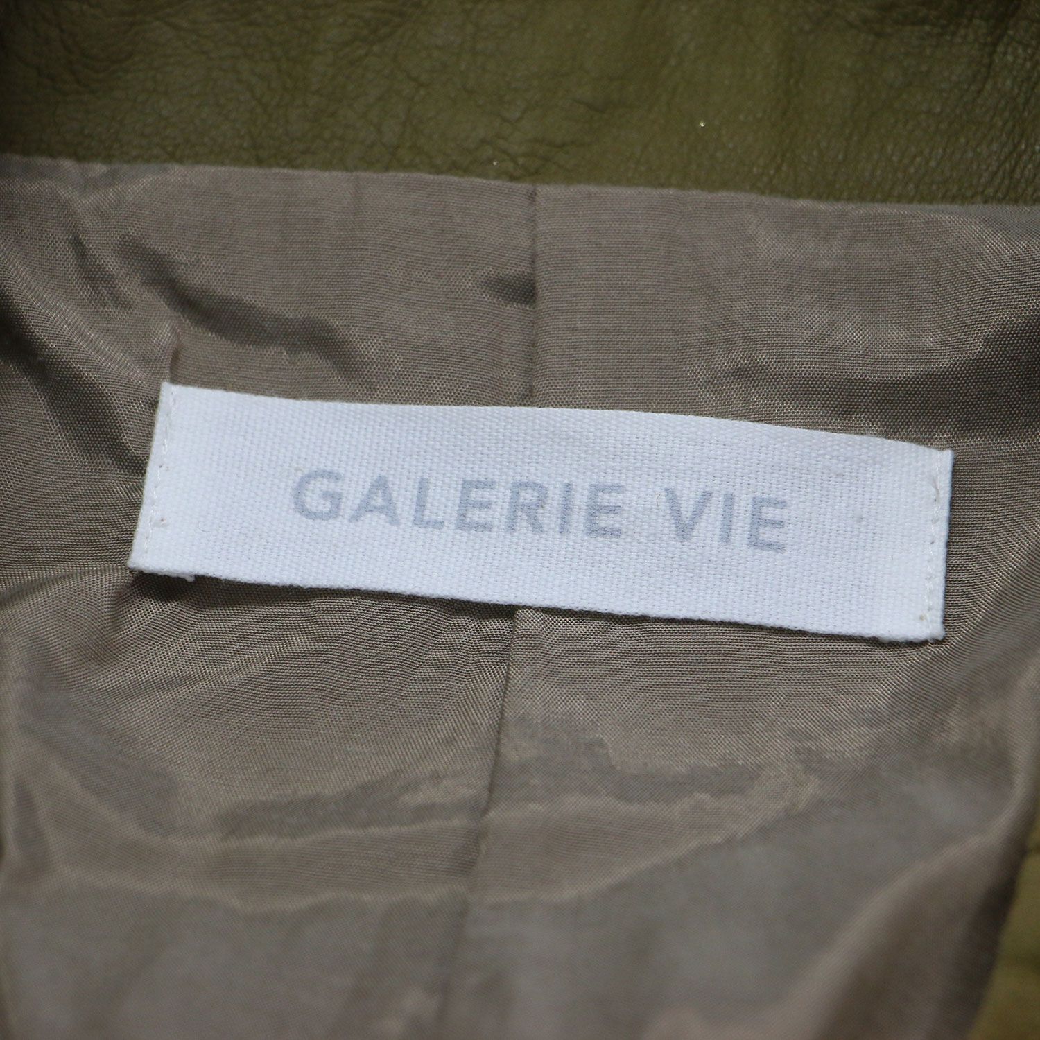 美品】GALERIE VIE ギャルリー ヴィー ジャケット キャメル サイズ 