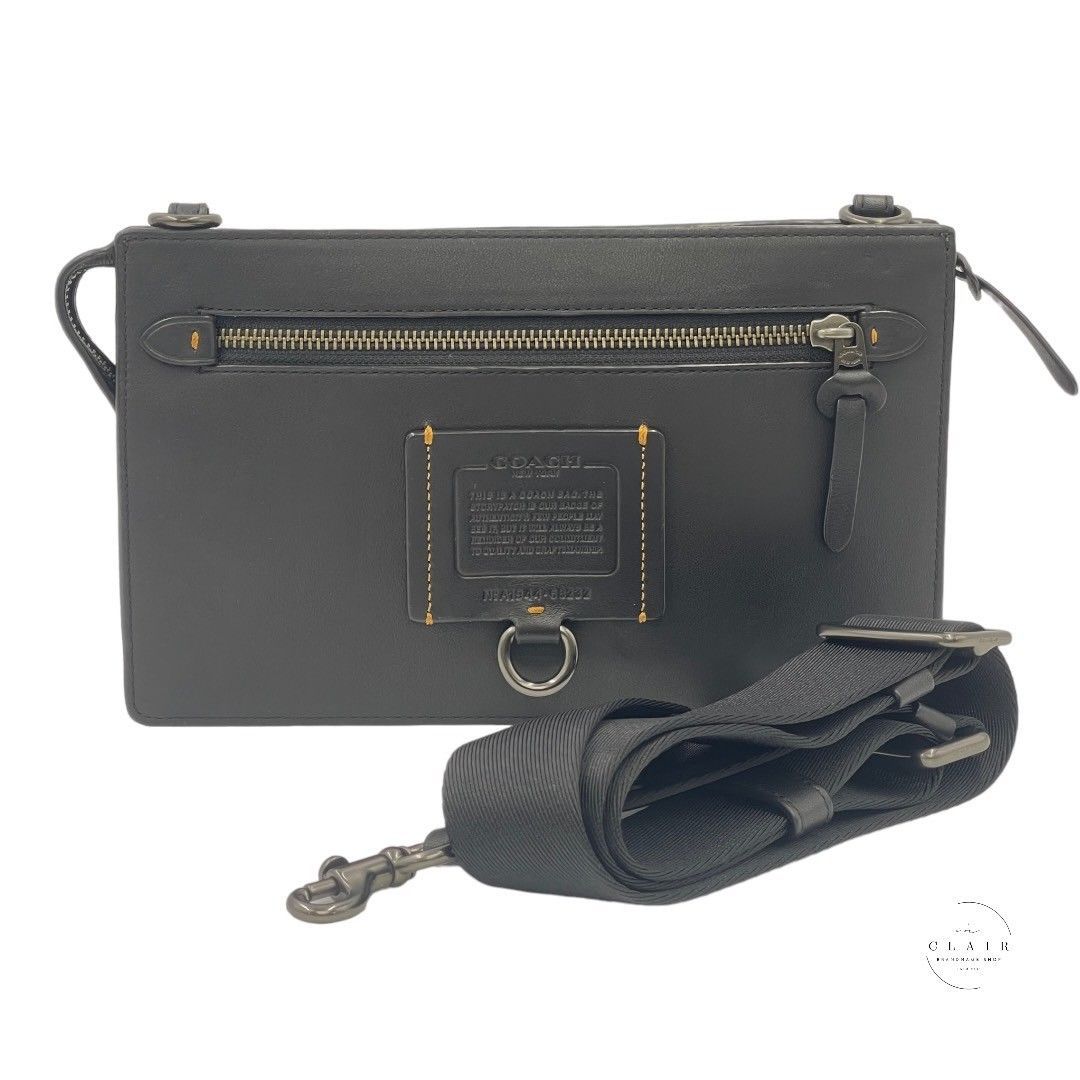 COACH コーチ レザーショルダーバッグ 黒 COACH コーチ ショルダーバッグ レディース 斜めがけ