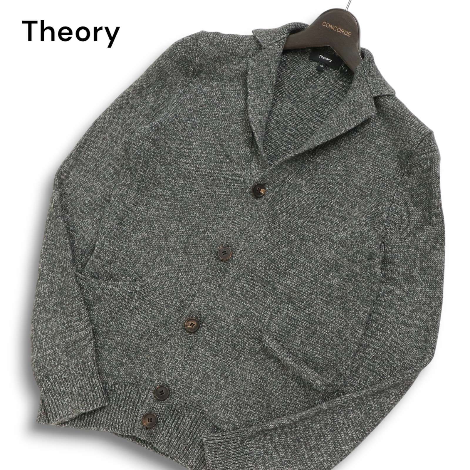 セオリー　麻　ジャケット Theory - theory 麻ジャケットの通販 by hana's shop｜セオリー