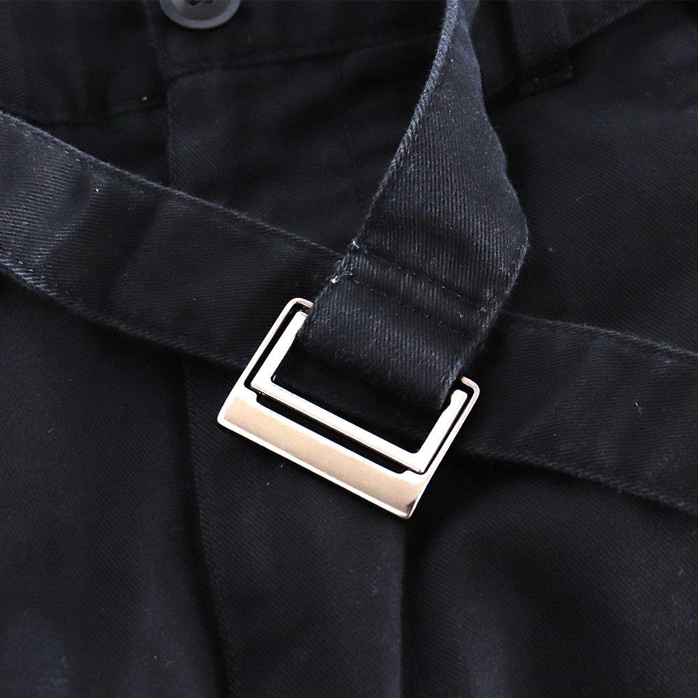 S'YTE YOHJI YAMAMOTO ベルテッドテーパードパンツ Mサイズ ブラック