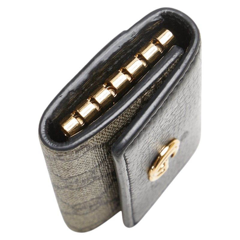 グッチ GGスプリーム GGマーモント キーケース 6連 456118 ブラック  