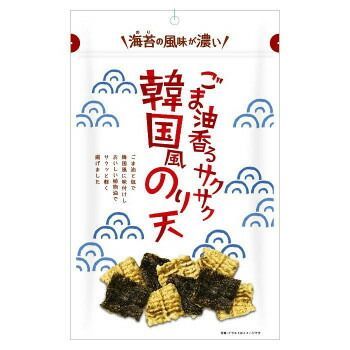 まるか食品 ごま油香るサクサク韓国風のり天 65g 12×4