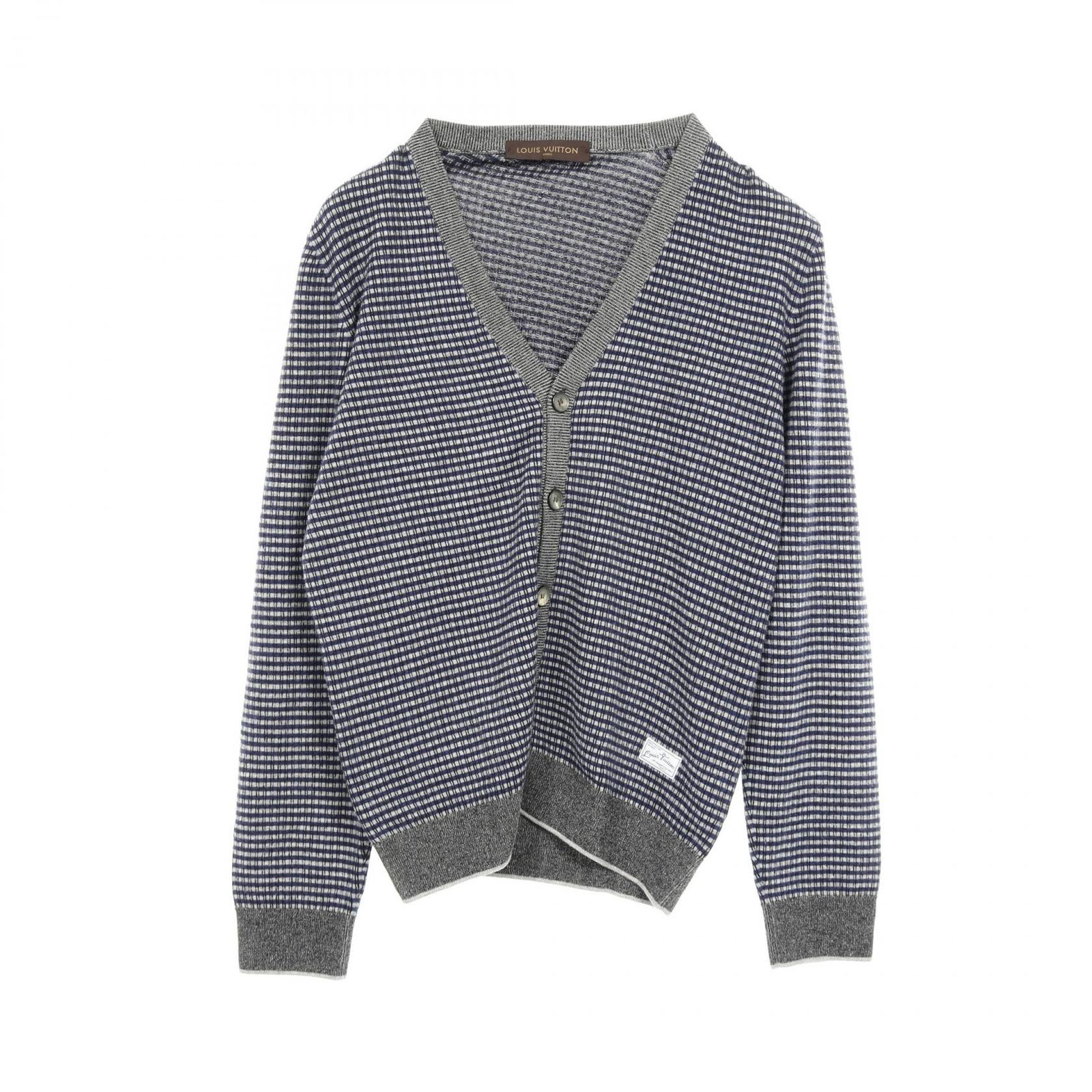 ルイ・ヴィトン LOUIS VUITTON カーディガン ウール シルク