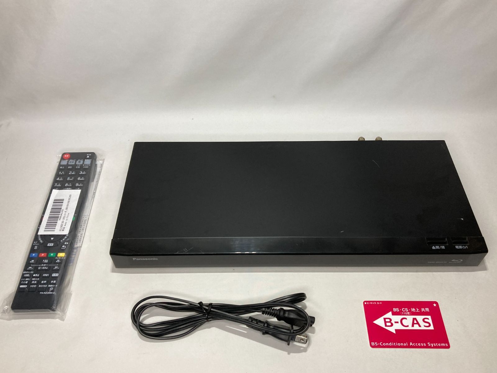 Panasonic DMR-BRT300 ブルーレイレコーダー リモコン付き Panasonic