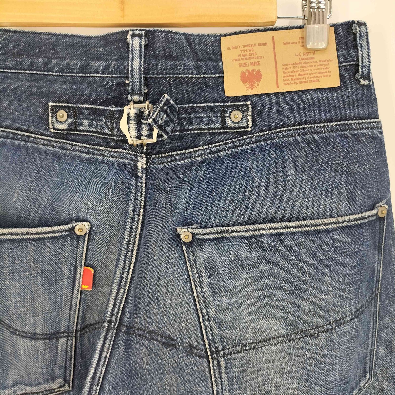 ダブルタップス WTAPS OL DIRTY TROUSER DENIM ジップフライ デニム 