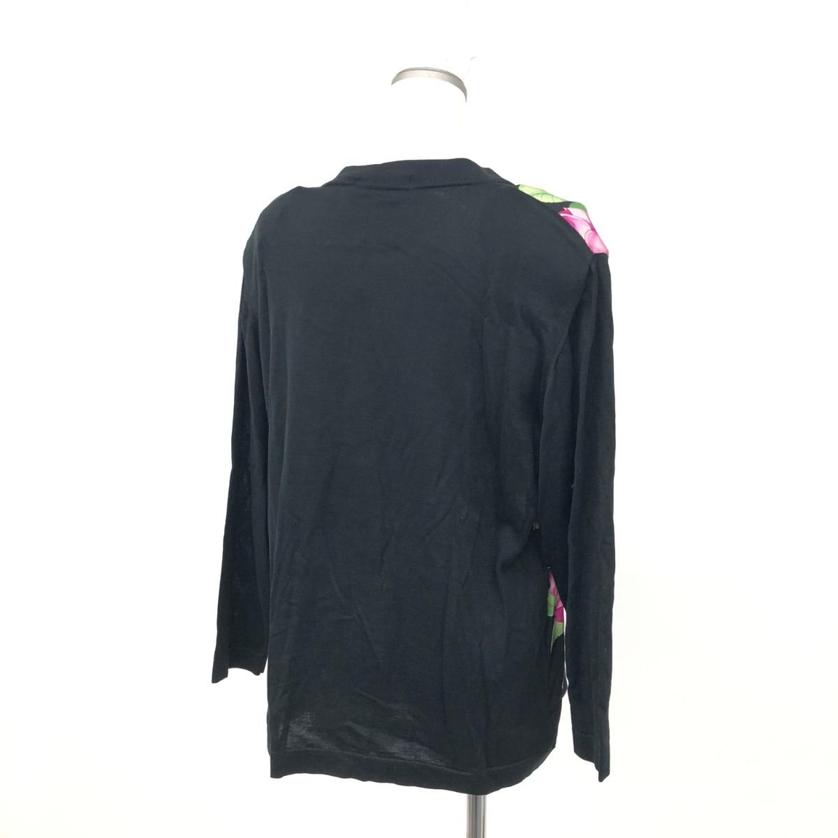 新品同様 LEONARD レオナール シルクカーディガン Mサイズ 0335525 
