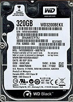 【中古】Western Digital wd3200bekx-66b7wt0?DCM : hhntjhk 320?GB