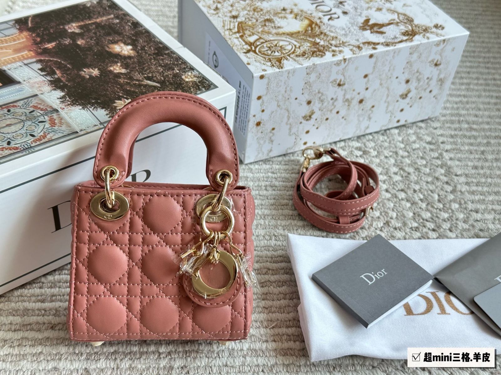 【出会えた一点物】DIOR レディディオールミニ レディ ディオール」のバッグはミニサイズもおすすめ【ブランド