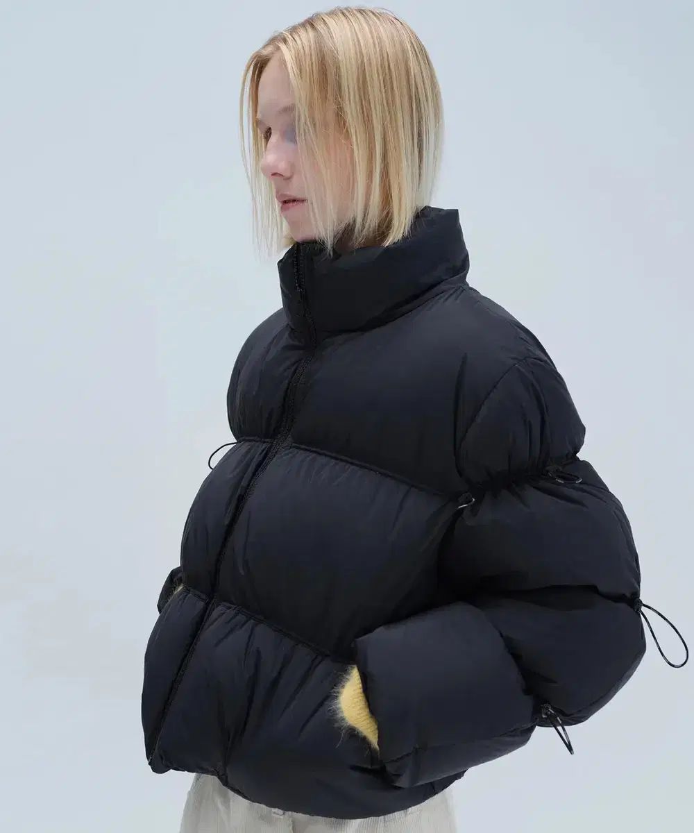 ダイアゴナル ブラック ダウン STOPPER SHORT PADDING