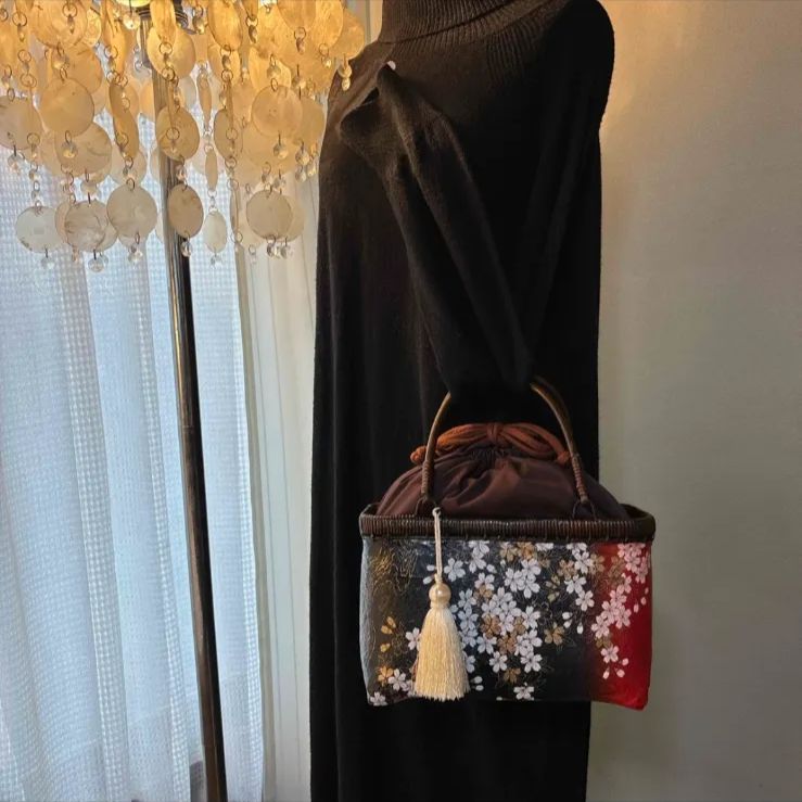 一閑張り籠「歌舞伎」値下げ 一閑張り籠「歌舞伎」値下げ