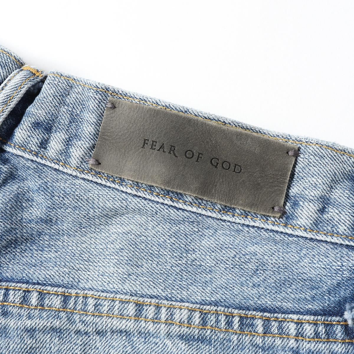 美品 FEAR OF GOD フィアオブゴッド ショートパンツ クラッシュ加工