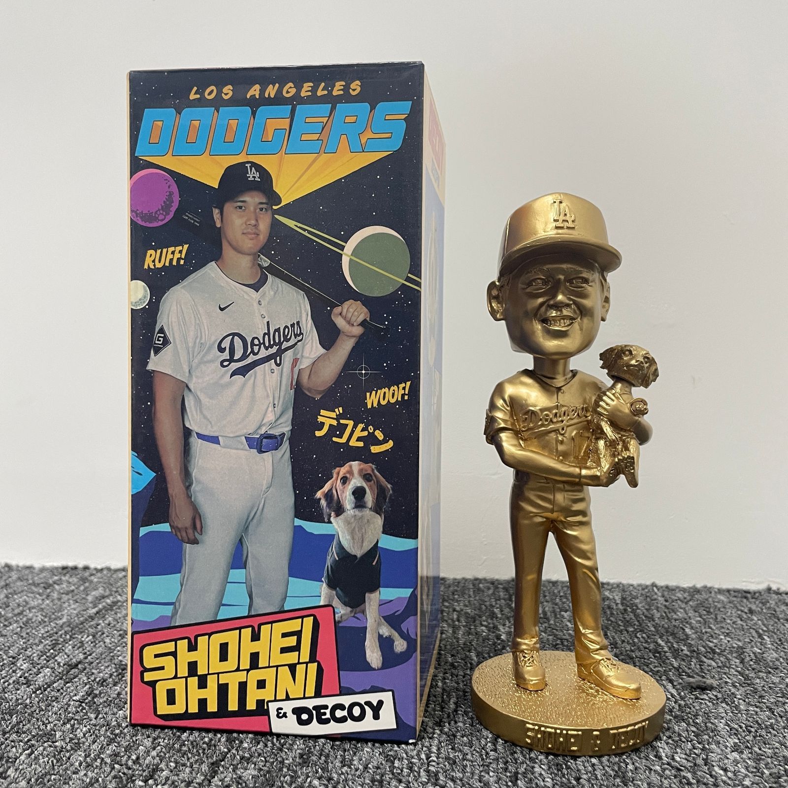 金色 大谷翔平 デコピン バブルヘッド 来場者限定 スタジアム配布