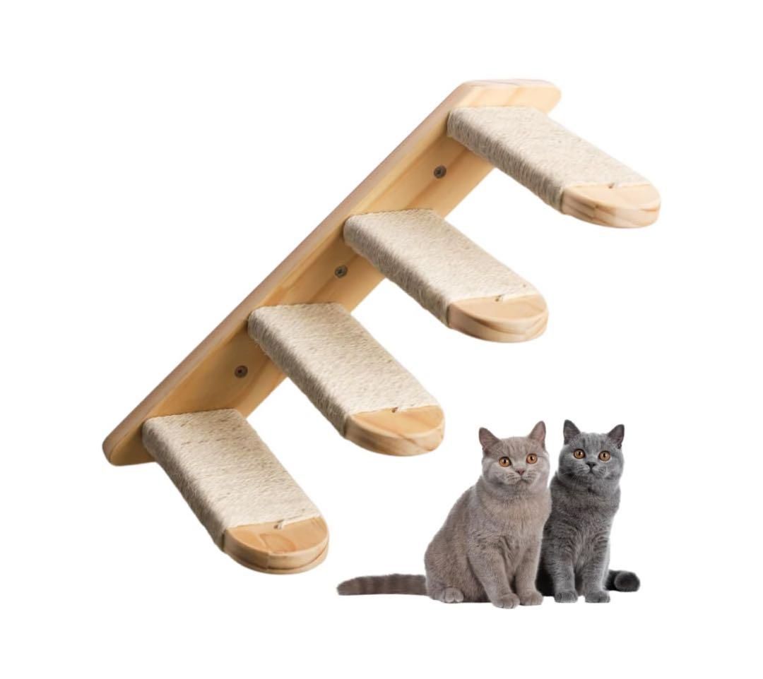 キャットウォーク 猫用 階段 麻紐 滑り止め キャットステップ