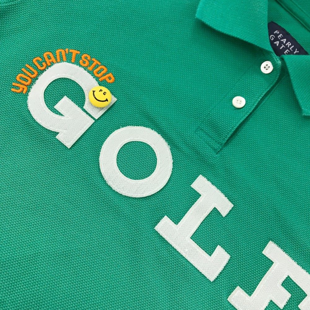 サイズ：1 PEARLY GATES パーリーゲイツ 半袖ポロシャツ ニコちゃん