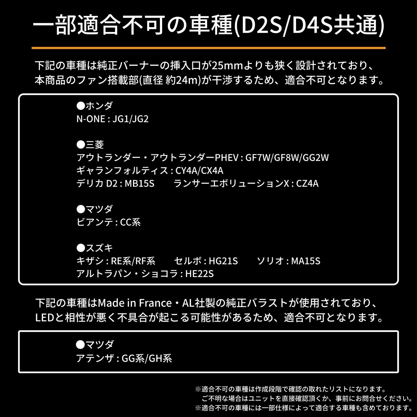 送料無料 1年保証 マツダ アテンザ GJ系前期 GJ2AP GJ2FP GJ5FP GJEFP (H24.11-H26.12) 純正HID用  BrightRay D4S LEDヘッドライト 車検対応 - メルカリ