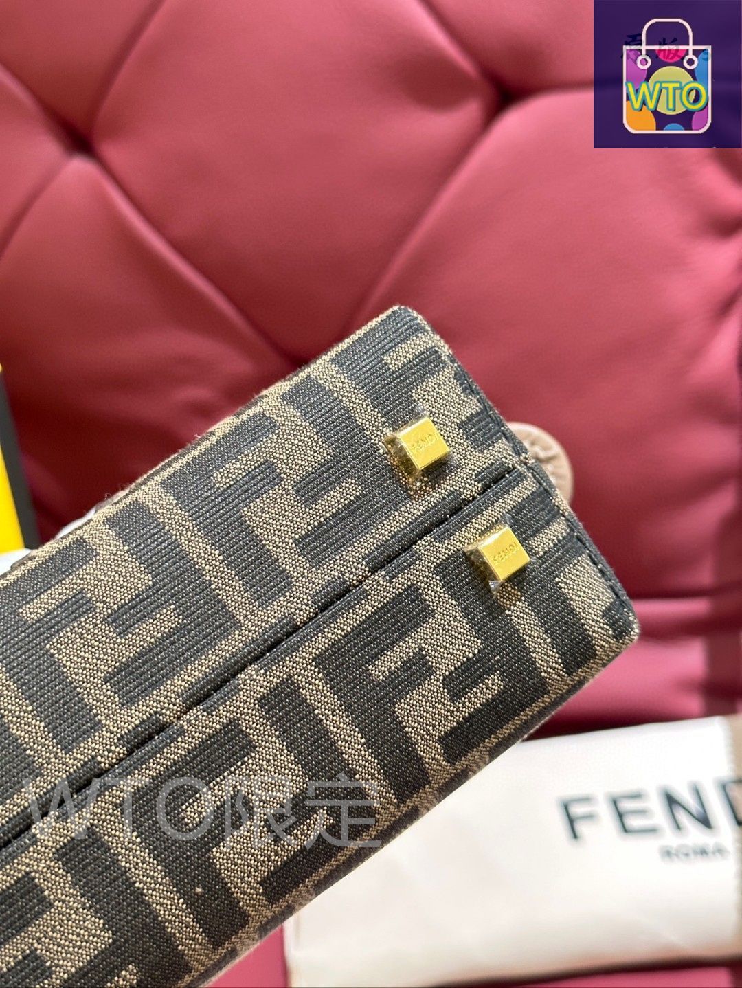 今日WTO】FENDI Mini Top Handle Bag フェンディ ミニ トップ