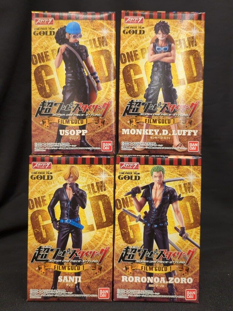バンダイ 超ワンピーススタイリング FILM GOLD1 全4種セット