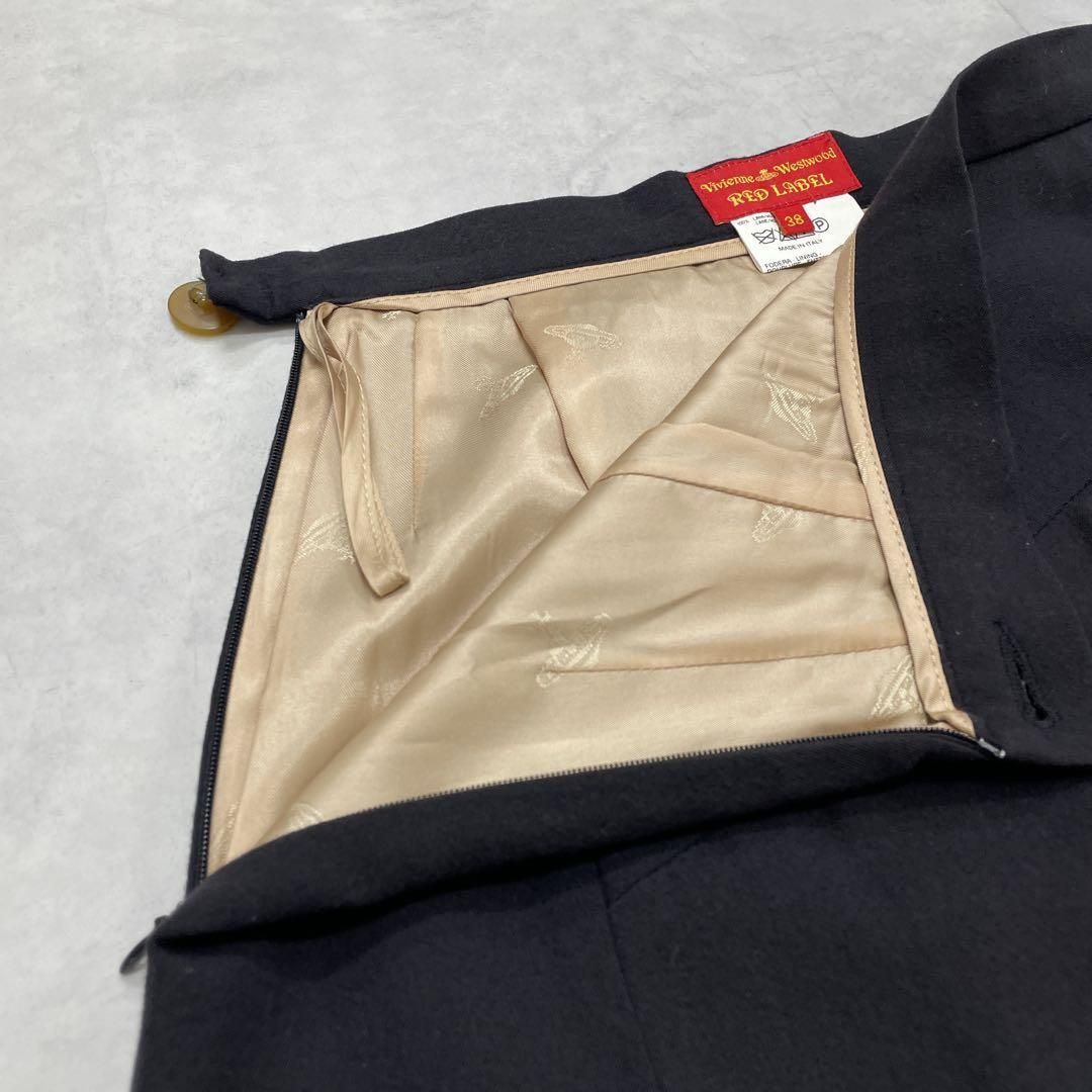 ▽美品✨ヴィヴィアンウエストウッド【38】リネン100 変形 スカート