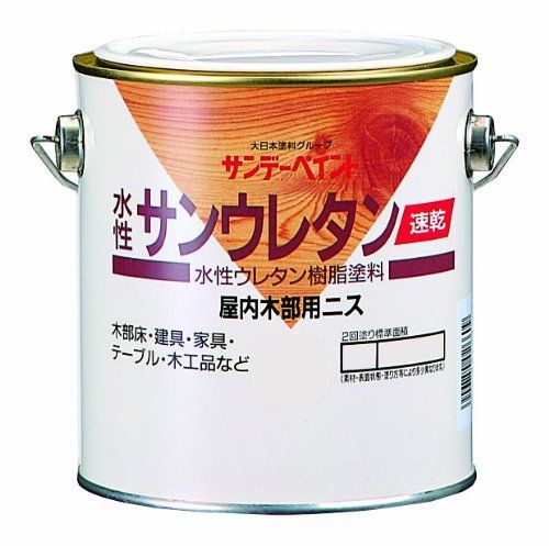 0.7L_透明 サンデーペイント 水性サンウレタン トウメイ 0.7L