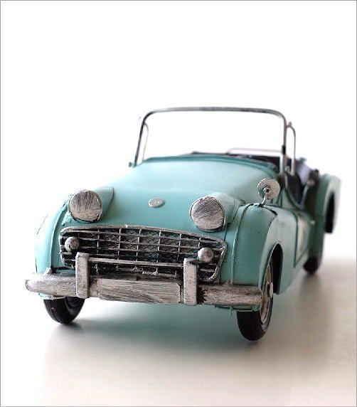 ビンテージカー スポーツカー ブリキ オブジェ かっこいい ブリキ 置物 レトロ rc5-min.jpg