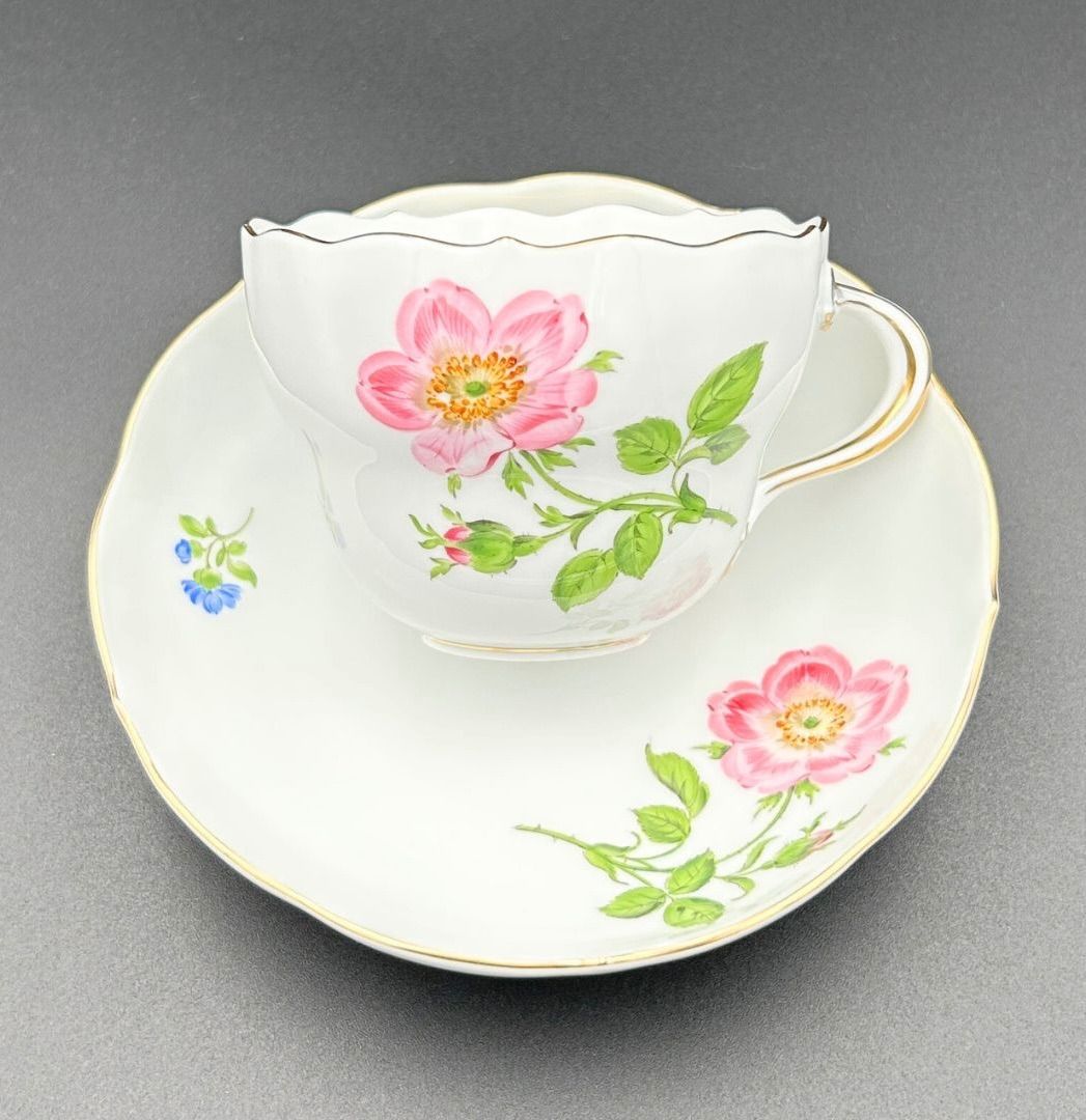 マイセン 忘れな草 豆皿 8cm 一級品 金彩 小皿 Meissen - メルカリ