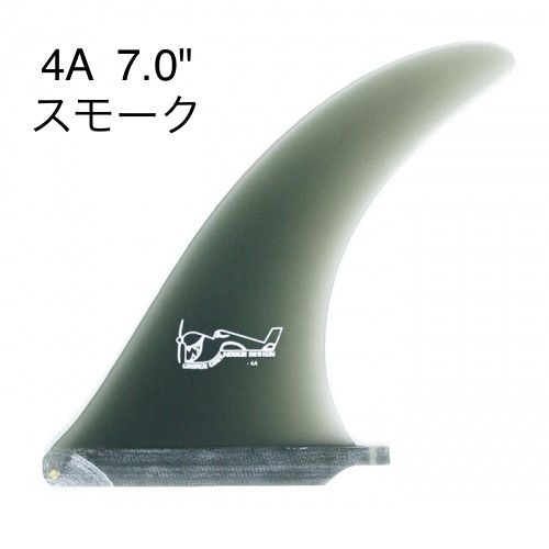 トゥルー・エイムス ジョージ・グリノウ ボックスフィン 4A 9.75\" FIN Greenough 4-A Surf Fin by True Ames
