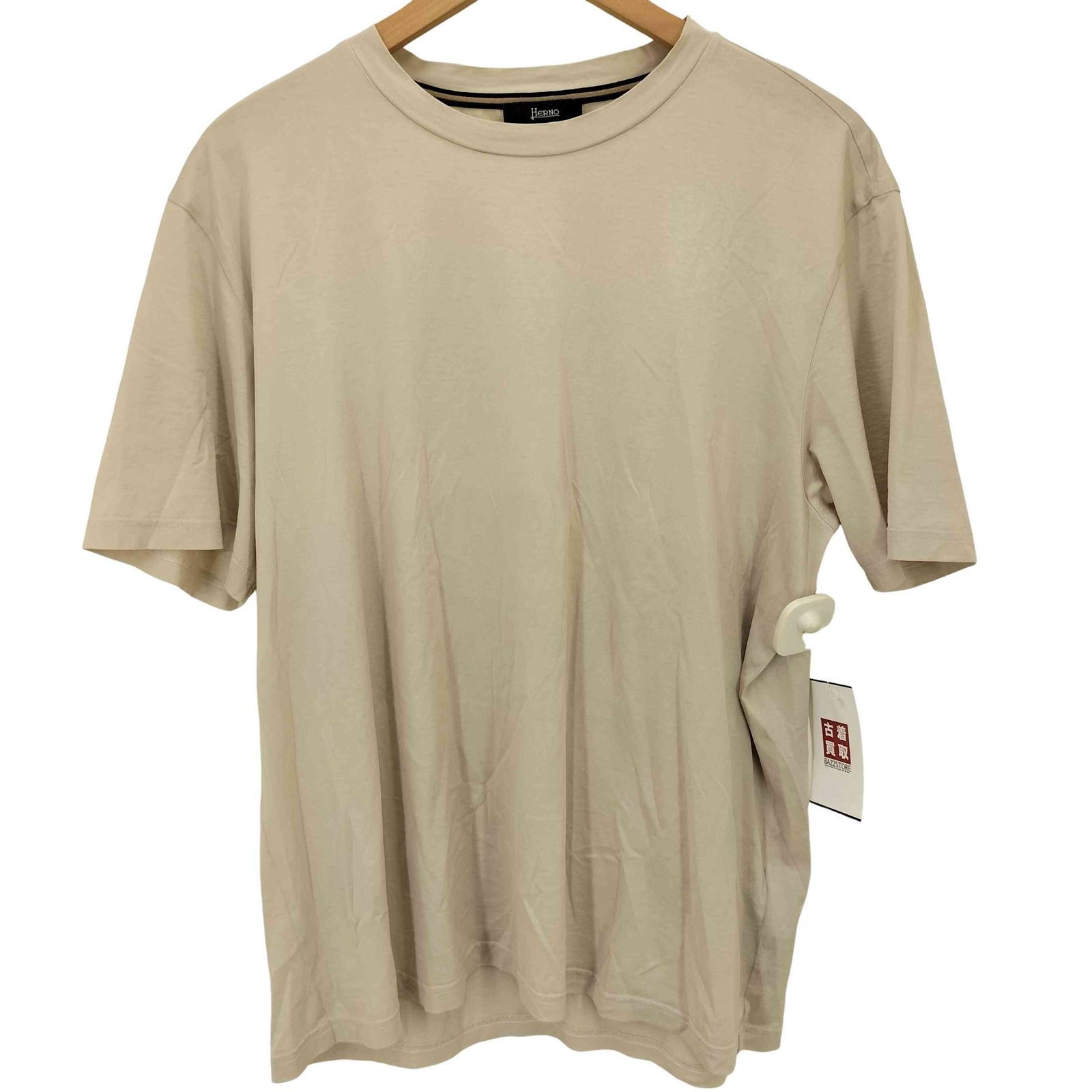 ヘルノ Tシャツ メンズ スーパーファインコットンストレッチ