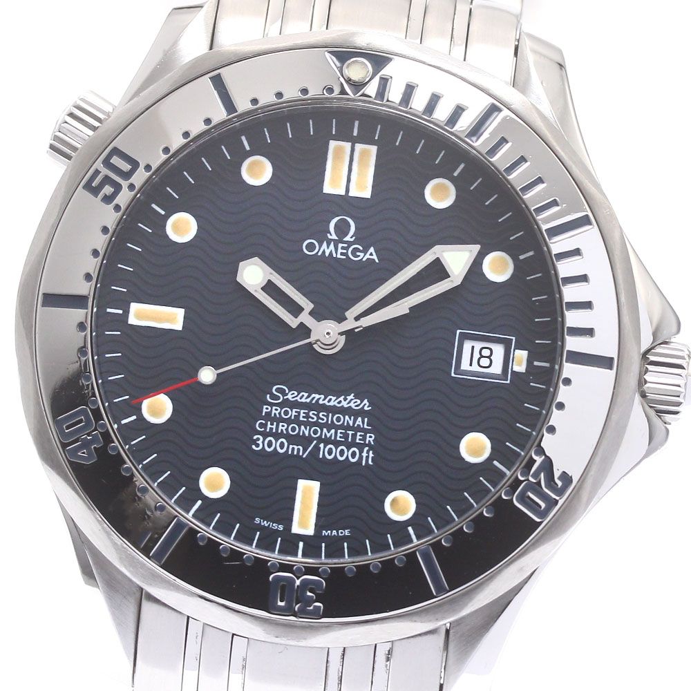 オメガ OMEGA 2532.80 シーマスター300 デイト 自動巻き メンズ_872035