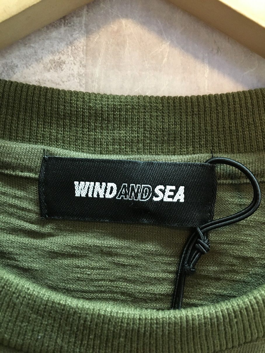 WIND AND SEA Mountain Range Pocket S/S T ウィンダンシー マウンテンレンジ ポケット Tシャツ KHAKI 23ss【004】