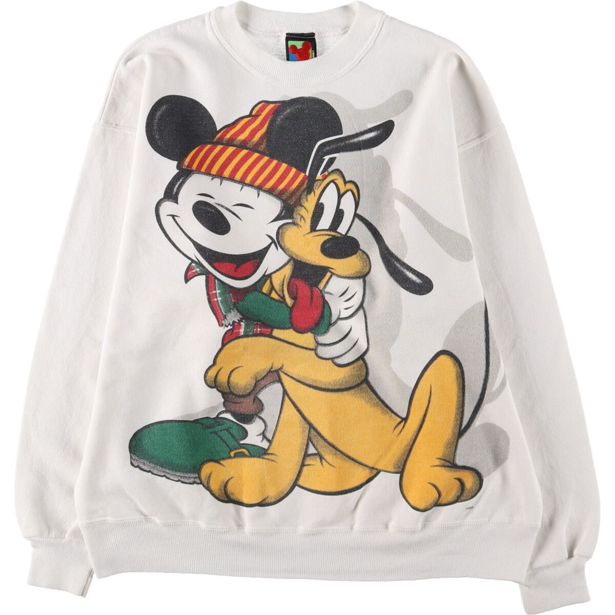 古着 90年代 MICKY UNLIMITED MICKEY MOUSE ミッキーマウス キャラクタースウェットシャツ トレーナー メンズL相当/eaa498790