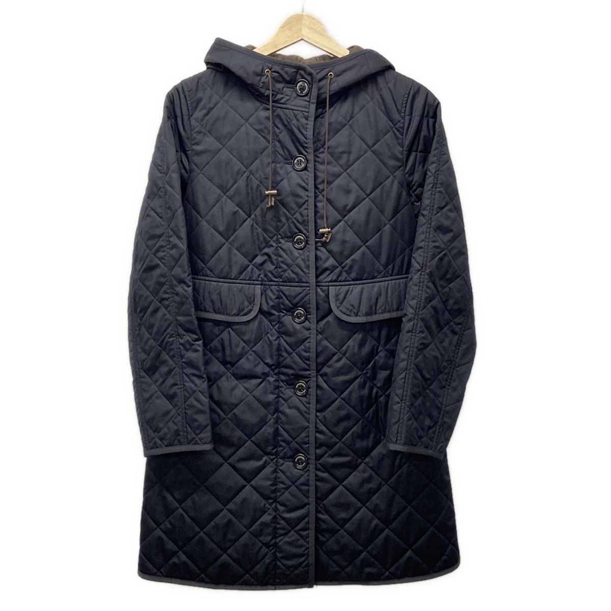 MACKINTOSH PHILOSOPHY マッキントッシュフィロソフィー コート サイズ36 M レディース - 黒 長袖|キルティング|中綿|冬