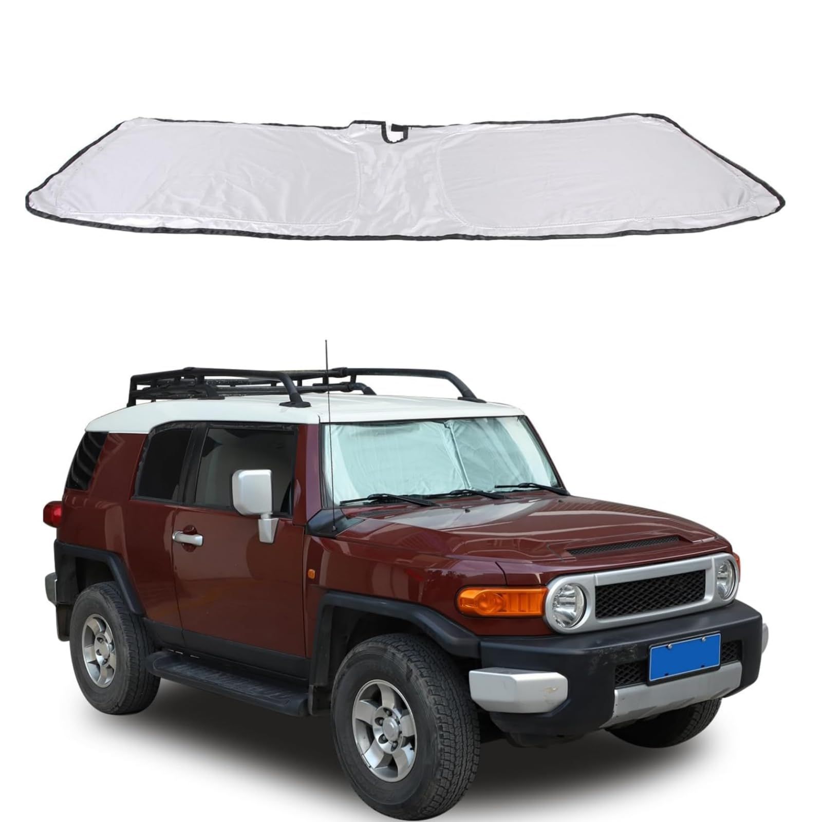 新品 トヨタ FJ クルーザー 2007～2021年に対応 車用 サンシェード UV