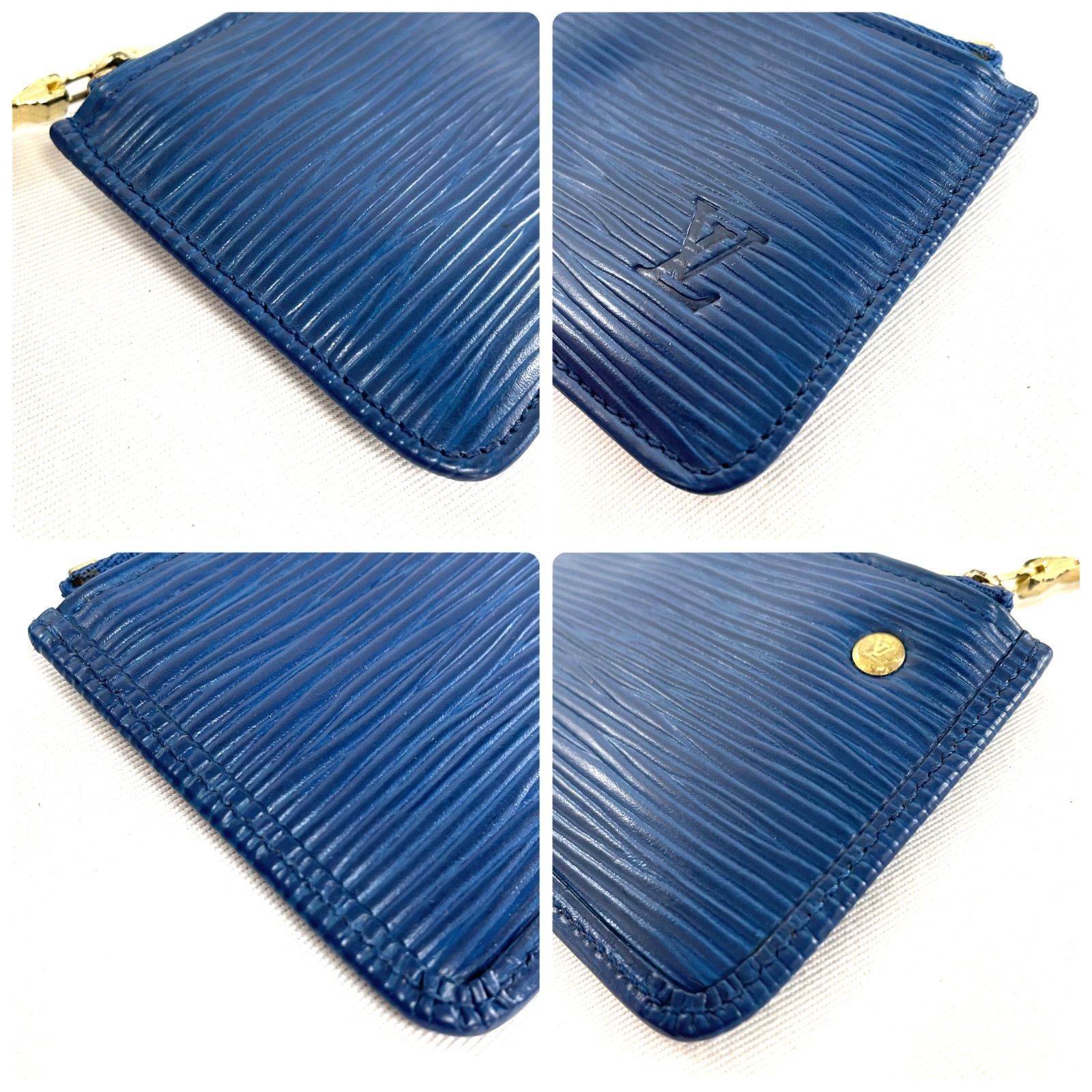 美品 ルイヴィトン エピレザー ケース ポシェットクレ M63805 Louis Vuitton ルイヴィトン エピ ポシェット クレ コインケース