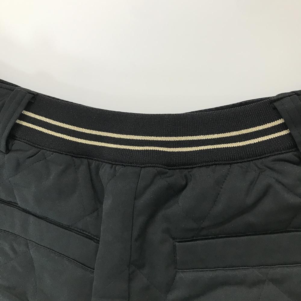 超美品】キャロウェイ 中綿パンツ 黒 ロゴゴールド キルティング