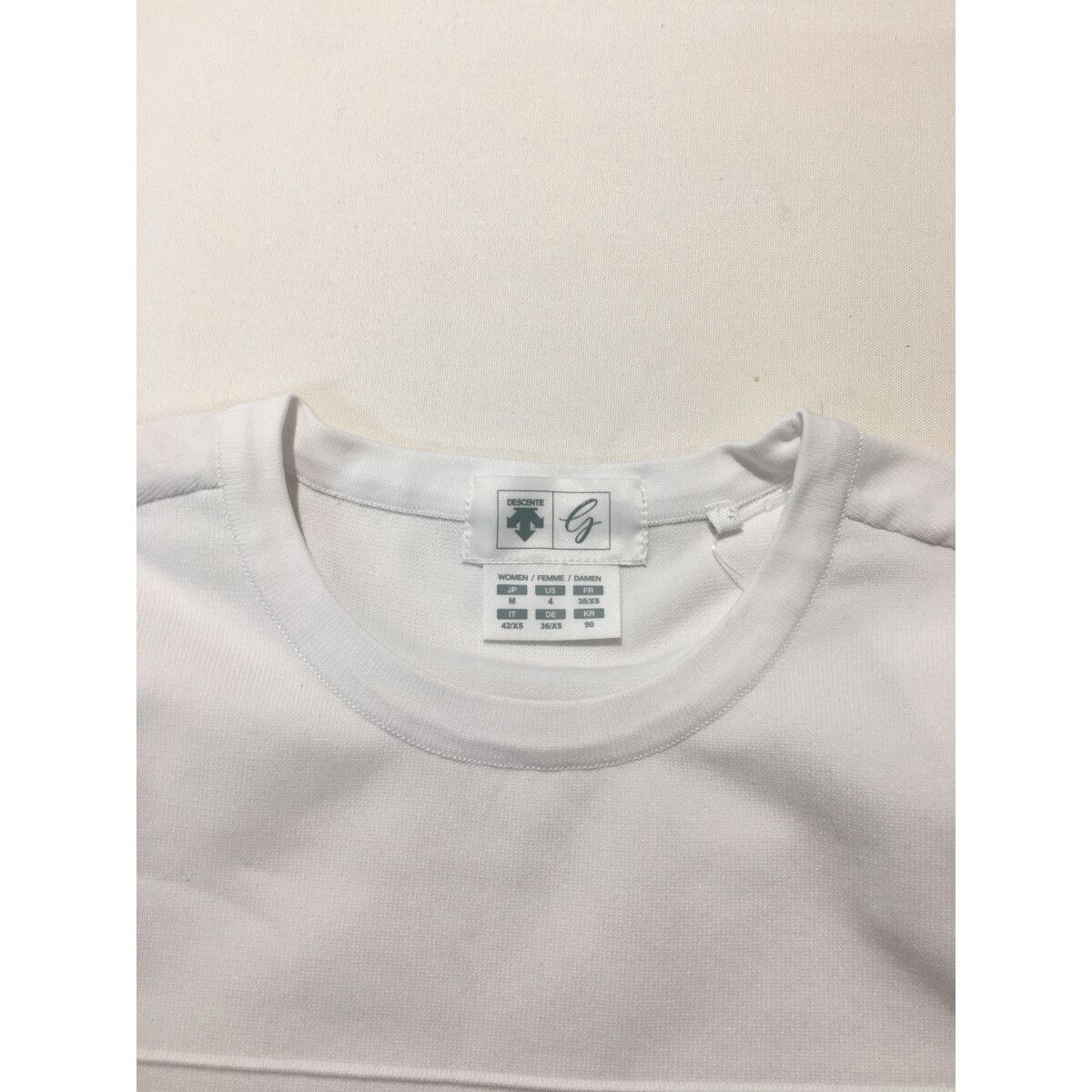 中古 レディース デサントゴルフ DESCENTE GOLF ベスト M 白