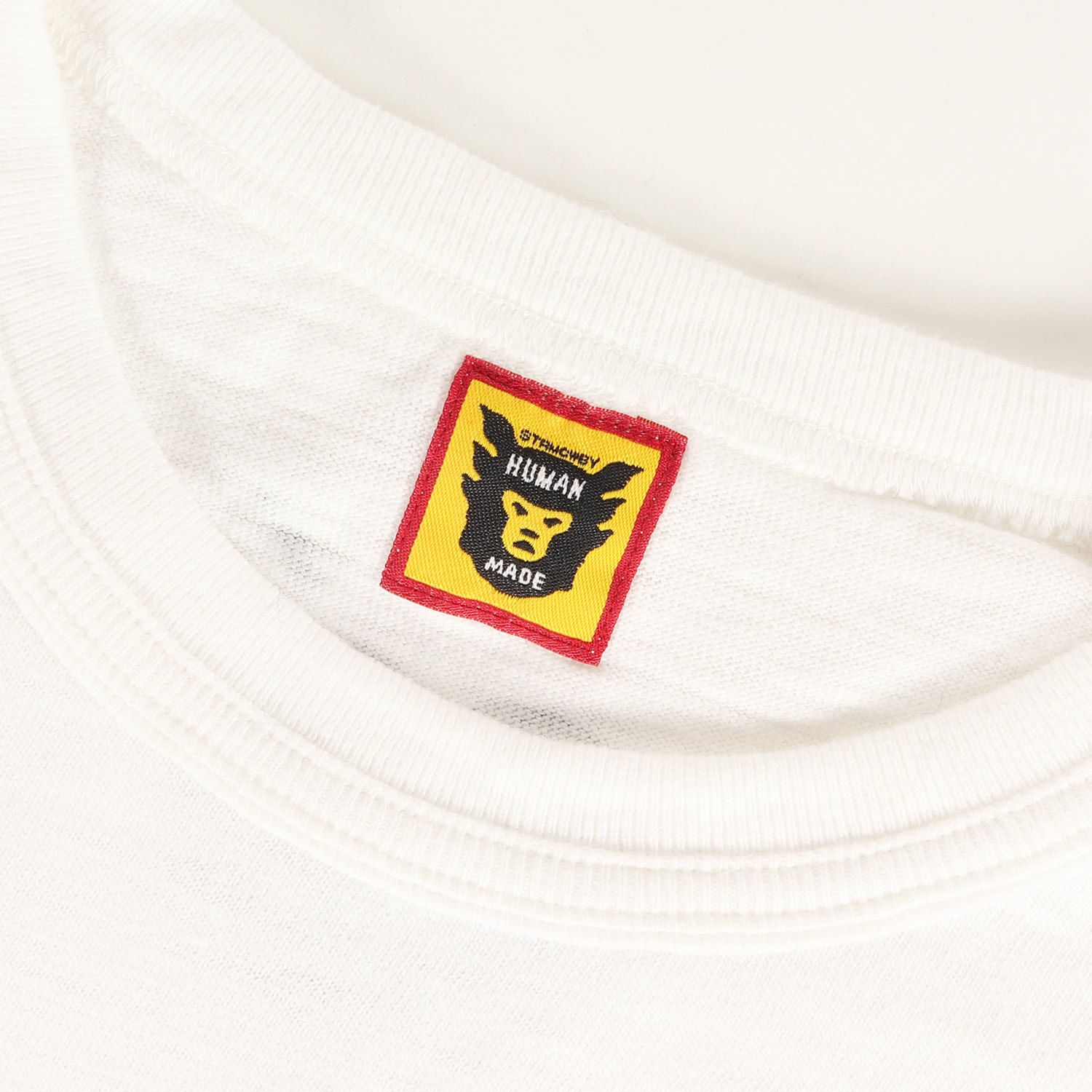 美品Human Made ハートロゴ 長袖カットソー白　М　お値下げ⭕️ 美品Human Made ハートロゴ 長袖カットソー白 М お値下げ⭕️