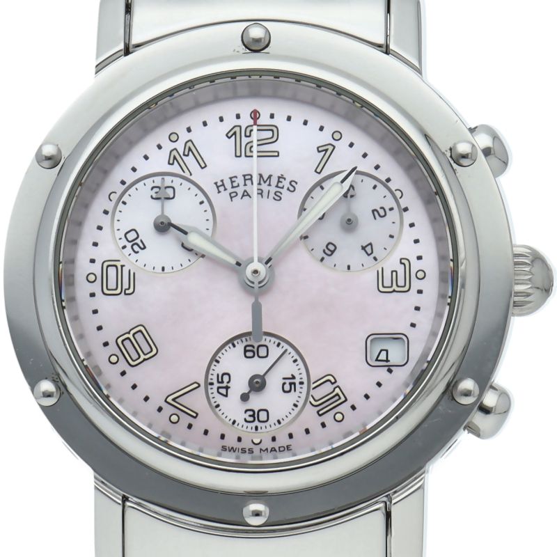 HERMES】ヴィンテージ エルメス クリッパーナクレ クロノグラフ CL1.310 クォーツ 中古 2000年代の通販 - TiCTAC -  ヌーヴ・エイオンラインストア
