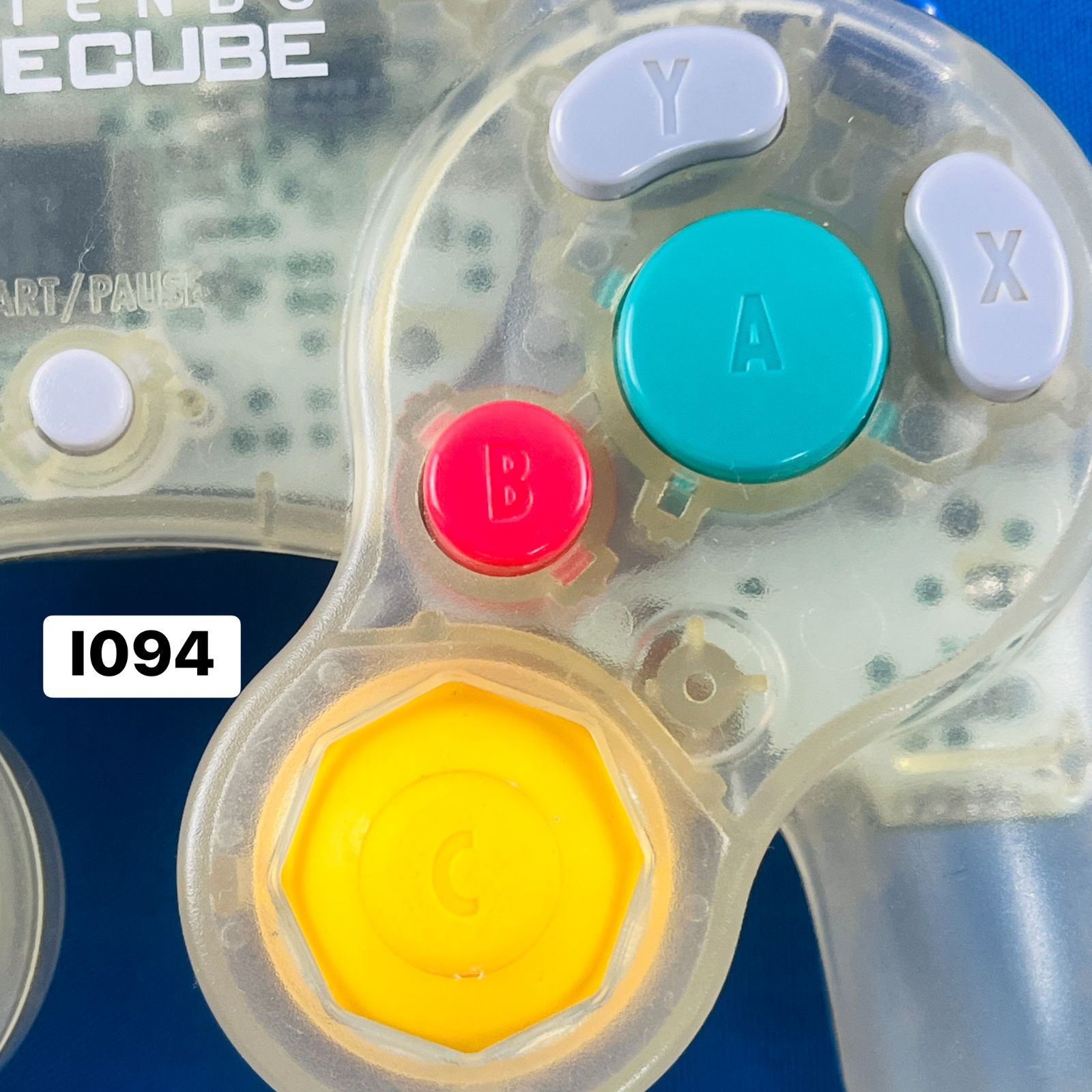 I094 GC ゲームキューブ GAME CUBE コントローラー DOL-003 クリア スケルトン 有線コントローラー アナログコントローラー ニンテンドー Nintendo 任天堂