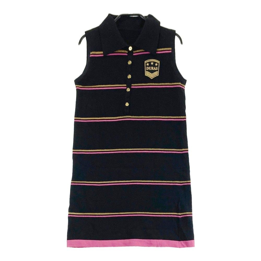 DURAS GOLF ノースリーブ ポロワンピース サイズ：S LE COQ GOLF ルコックゴルフ ×DURAS ノースリーブポロ