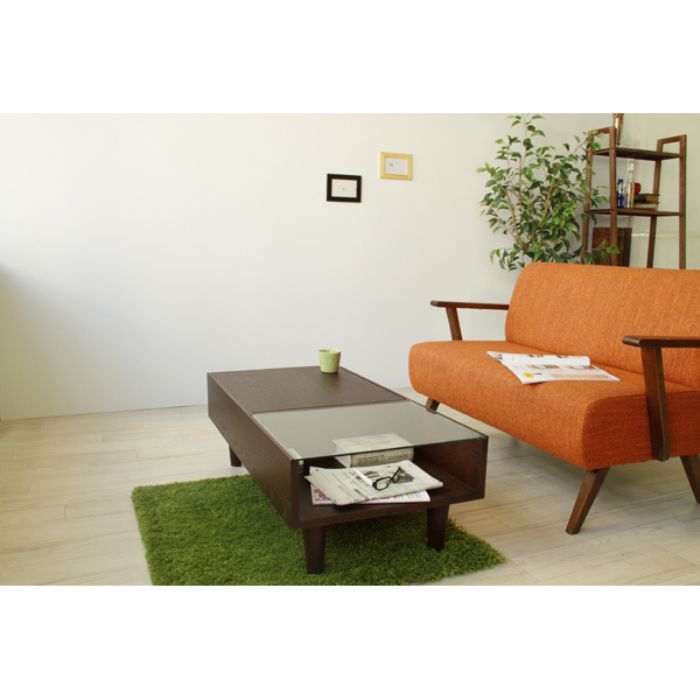 ２人掛けソファ ダイニングチェア ブラウン オレンジ系 モティシリーズ 北欧 東谷 RTO-742BR 家具 代引不可 完成品