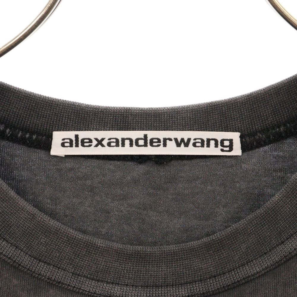 ALEXANDER WANG (アレキサンダーワン) エンボスロゴ フロントロゴ 半袖  